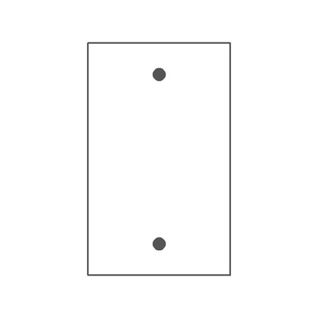 Mulberry Wallplates 1G BLANK PLASTIC IVY 34151